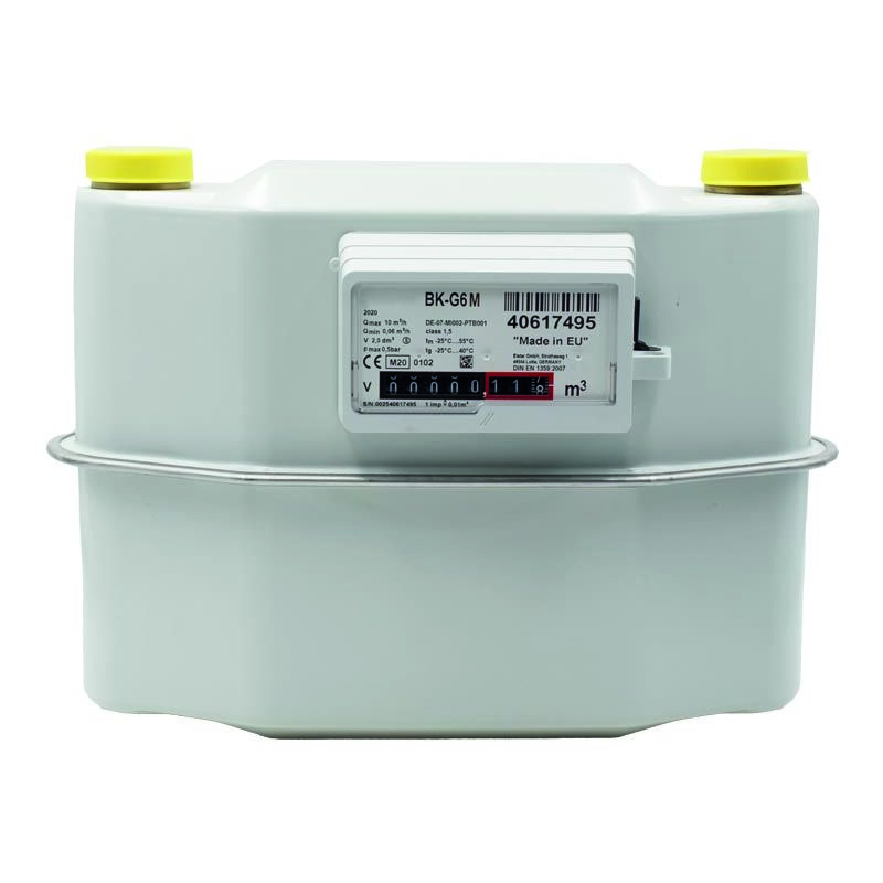 Compteur de gaz à membrane fiscale : précision de la mesure de la consommation G10
