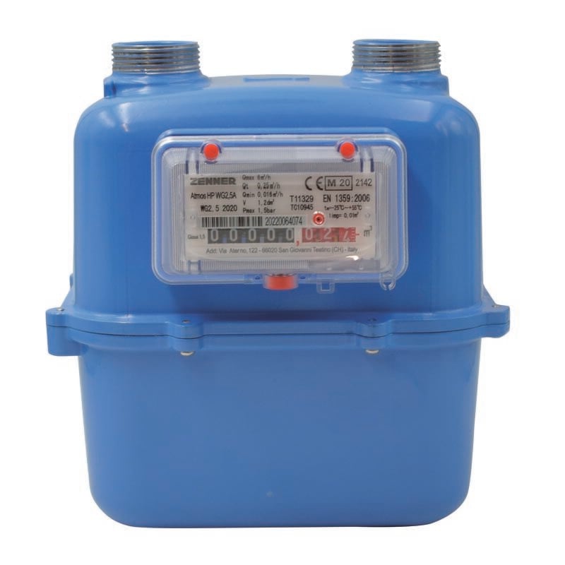 Compteur de gaz fiscal à membrane