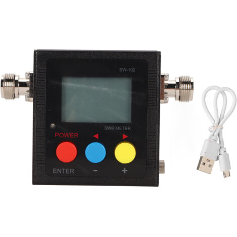 Compteur de Puissance Numérique Professionnel VHF UHF 125MHz‑525MHz 120W pour Radio Bidirectionnelle