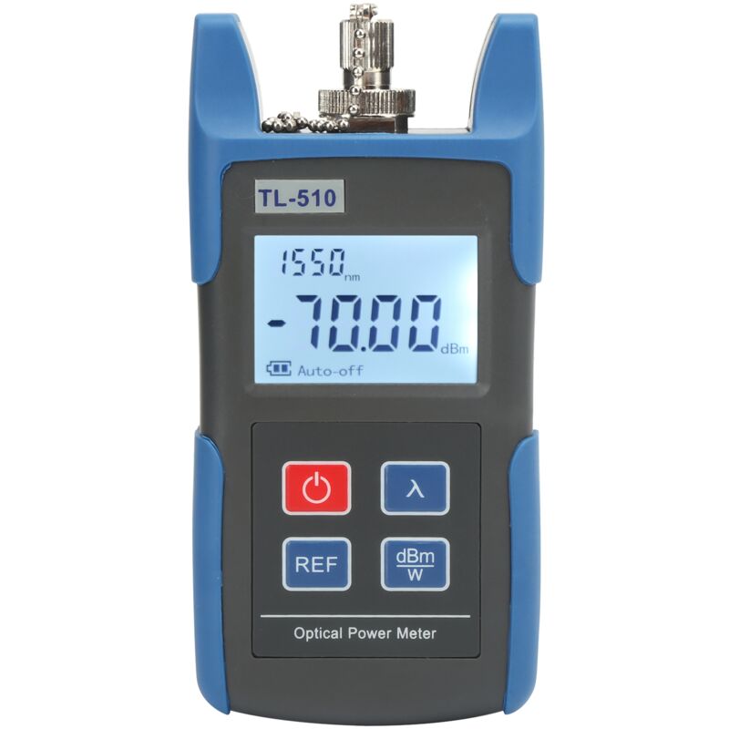 Ugreat - Compteur de puissance optique Détecteur de puissance optique haute précision Instrument de mesure 70+10dBm(batterie non incluse)