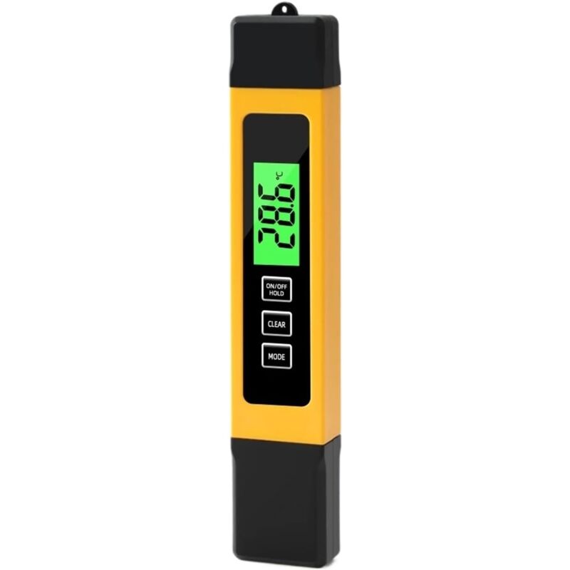 Compteur De Température Numérique TDS EC 3 en 1 0-9990ppm, Testeur De Pureté De l'eau, Stylo De Test De Conductivité for Aquariums d'eau Potable