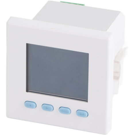 Compteur de tension et de courant triphasé avec écran LCD, ampèremètre et voltmètre, compteur électrique intelligent, entrée AC220V.