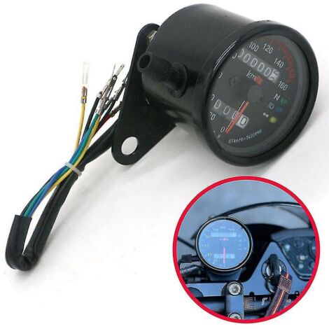 Compteur de vélo Oter 12 V à double vitesse avec indicateur LED  Instruments de vélo 