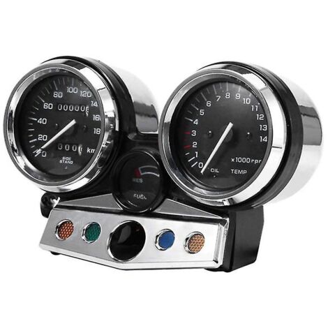 Compteur de vitesse/compte-tours pour moto/voiture de route CB400 1995-1998 White Pointer--
