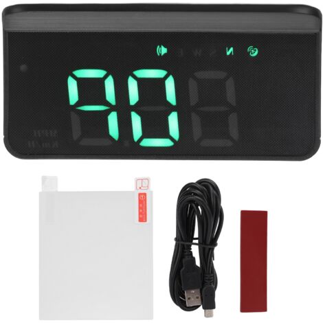 Compteur de vitesse GPS avec affichage HUD pour voiture, avertissement de Fatigue au volant, boussole de réglage KM/h MPH pour voitures, camions, vélos, motos, lumière verte