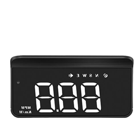 Compteur de vitesse holographique,compteur de vitesse holographique pour voiture - Compteur de GPS pour voiture  Jauge numérique avec rappel de fatigue au volant, projecteur de