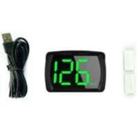 Compteur de Vitesse Intelligent GPS HUD,Voiture HUD Headup Display KM/H MPH avec LED Grand Affichage de Police pour Voiture Camion SUV Moto