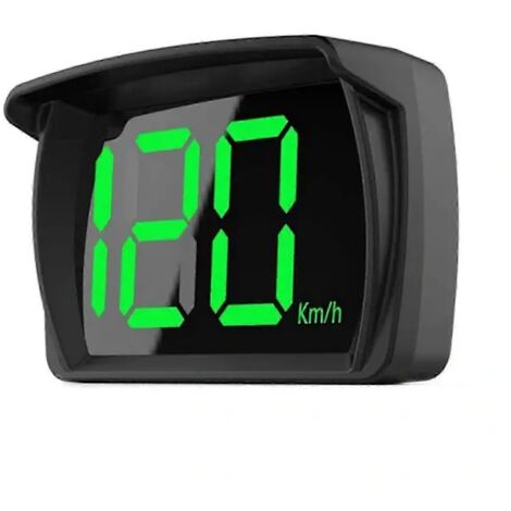 Compteur de vitesse numérique GPS avec pare-soleil pour voitures, camions, bus, trottinettes électriques et vélos électriques  mesure avec précision la vitesse [GPA], SD.