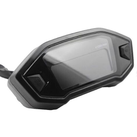 Compteur de vitesse numérique portable à affichage LED DC8-12V pour moto