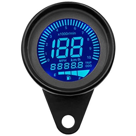 Compteur de vitesse numérique pour moto, odomètre avec éclairage nocturne, B