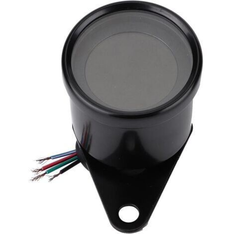 Compteur de Vitesse Numérique pour Moto. Tachymètre. Compteur de Vitesse LED Universel. Performances Stables pour la sécurité Routière. Lentille Anticlaire.