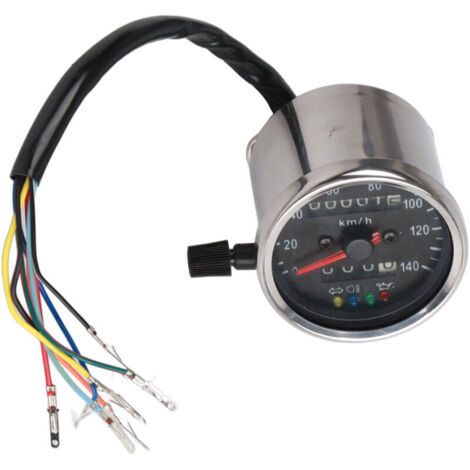 Compteur de vitesse pour moto, précis, rétroéclairage LED 65 mm, étanche, pour véhicules