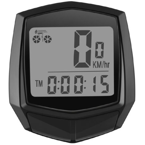 Compteur de vitesse précis pour vélo, interfaces en chinois et en anglais, odomètre, ordinateur de vélo filaire fiable.