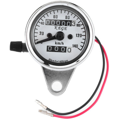 Compteur de vitesse universel pour moto, odomètre 12V, visualisation nocturne, tableau kilométrique