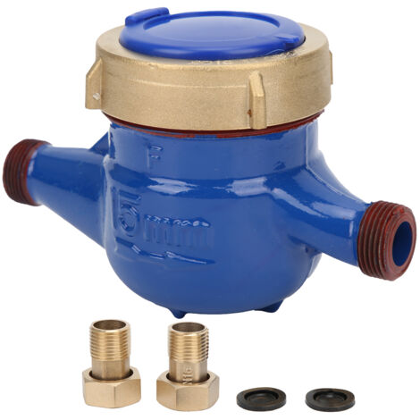 Compteur d'eau à ailes rotatives LXS20E 1/2 pouce, type sec étanche pour usage domestique