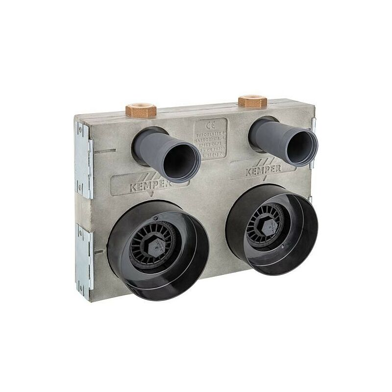 Kemper - Compteur d'eau, bloc de montage bronze pour compteur coaxial 2'