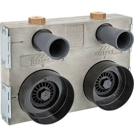 Compteur d’eau, bloc de montage KEMPER, bronze pour compteur coaxial 2"