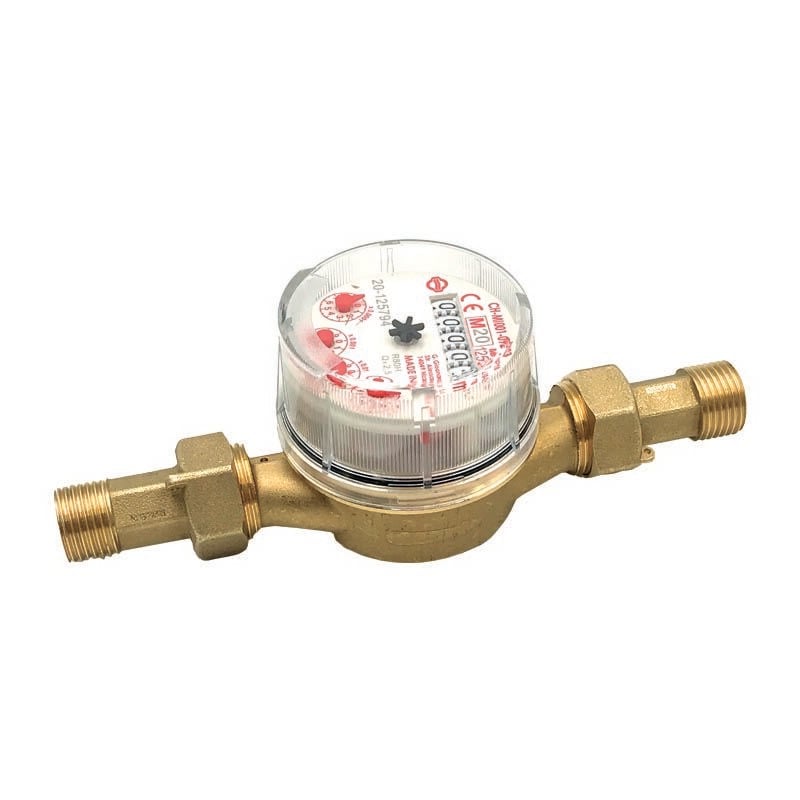 Compteur d'eau chaude avec cadran sec 3/4' 5