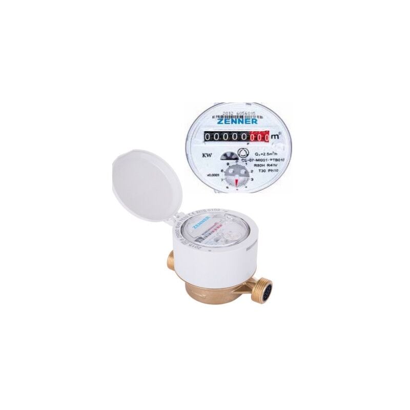 Zenner - Compteur d'eau etkd-m (eau chaude) Dimensions : 15 mm