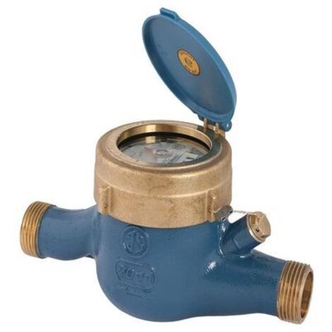Compteur d'eau JS MNR, horizontal jusqu'à 30°C, Q3=2,5, 1/2", 165 mm, R80