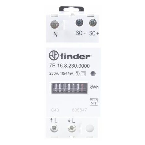 Compteur d'énergie Finder 7E Series, 1 phase ( Prix pour 1 )
