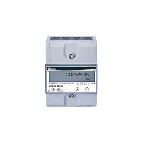 compteur d'énergie - memo td80 - 230 / 400 volts - 80a - chauvin arnoux p01330745