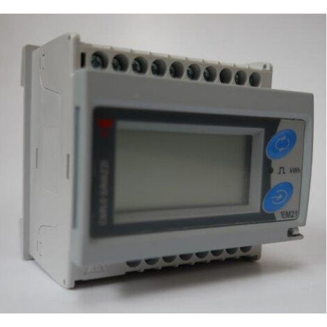 Compteur d'énergie modulaire triphasé 400V 5A affichage LCD Carlo Gavazzi