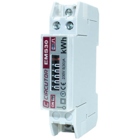 Compteur d'énergie monophasé Asita 1 module Din EMS30C