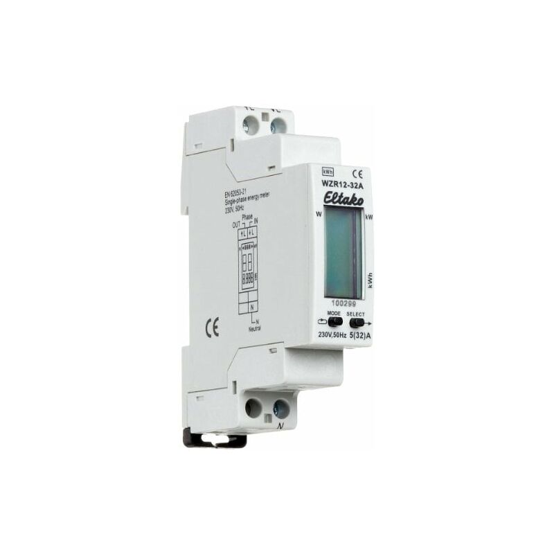 Eltako - WZR12-32A compteur avec remise à zéro, sans homologation
