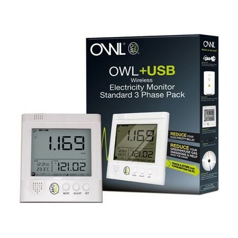 Compteur d'énergie OWL+USB CM160 installation triphasée - OWL