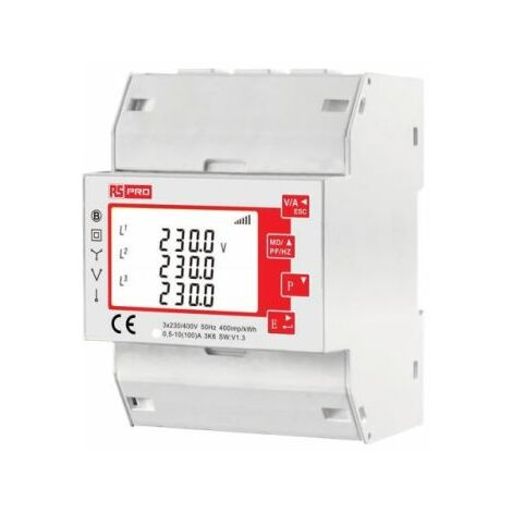 Compteur d'énergie RS PRO, 3 phases ( Prix pour 1 )