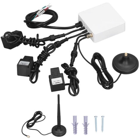 Compteur d'énergie triphasé à 4 fils, pour transformateur de courant à pince intelligente ZigBee, moniteur d'électricité domestique 100 à 240V