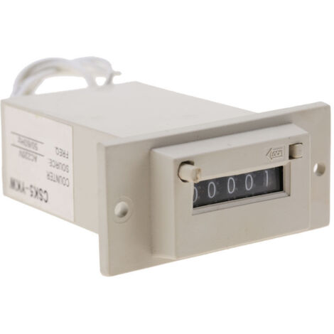 Compteur d'impulsions électromagnétique 5 digits CSK5-YKW, alimentation AC220V/AC110V/DC24V