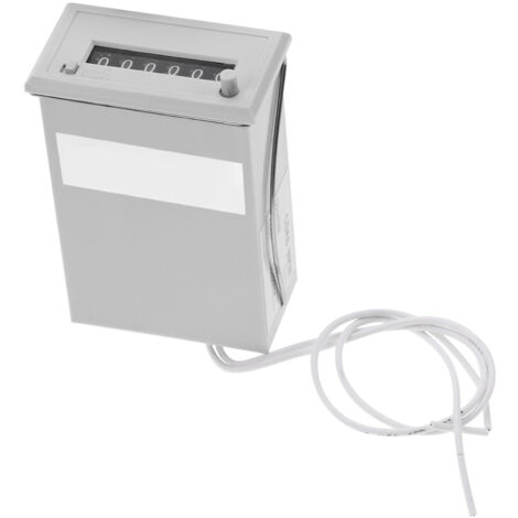Compteur d'impulsions électromagnétique 6 chiffres CSK6-NKW (AC 110V)