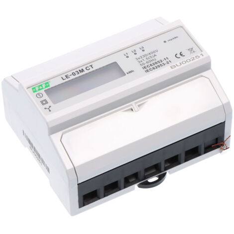 Compteur électrique MODBUS RS-485 - triphasé LE-03M