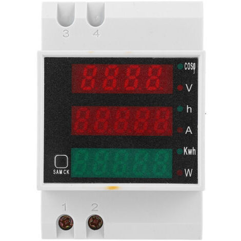 Compteur électrique multifonction D52-2047, facteur de puissance de tension de courant à affichage numérique AC200  450V