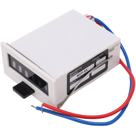 Compteur Électronique 6 Chiffres Haute Précision pour Machines Textiles Chimiques, Compteur d'Impulsions AC110V