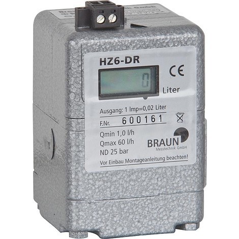 Compteur fioul Braun HZ6-DR