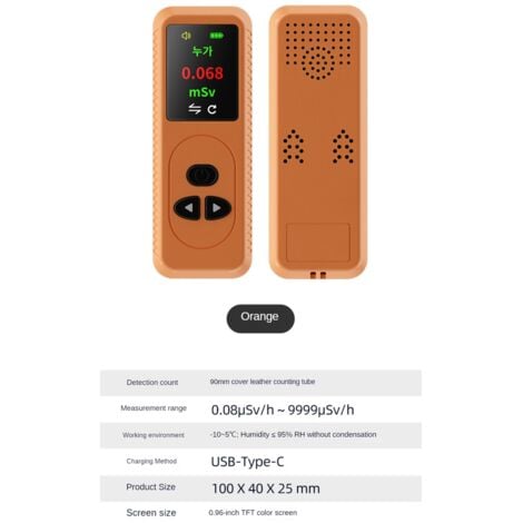 X-COTEC Détecteur de Radiations Nucléaire, Compteur de Rayonnement, Testeur  de Numérique Compteur Portable avec Alarme Sonore et Lumineuse, Appareil de  Mesure des Radiations Dosimètre avec Écran LCD : : Commerce,  Industrie et