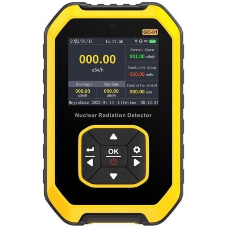 SHINING HOUSE compteur Geiger Portable LCD Digital Geiger Counter détecteur de rayonnement nucléaire dosimètre bêta gamma testeur