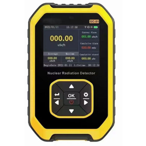 Compteur Geiger portable LCD numérique compteur Geiger détecteur de rayonnement nucléaire dosimètre testeur bêta gamma
