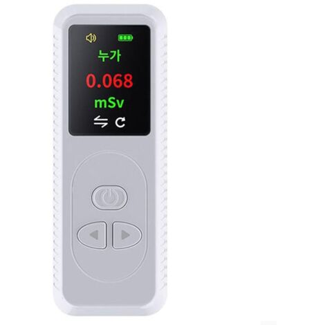 Compteur Geiger radioactivité - Compteur Geiger - Détecteur de rayonnement avec écran couleur TFT - Appareil de mesure du rayonnement nucléaire - Rechargeable via USB-C