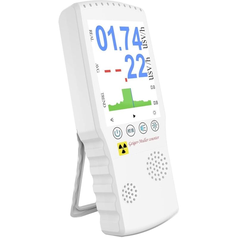 Gotrays - Compteur Geiger radioactivité dosimètre compteur de rayonnement, compteur Geiger de type BR-6 testeur de rayons x Beta Gamma, détecteur de