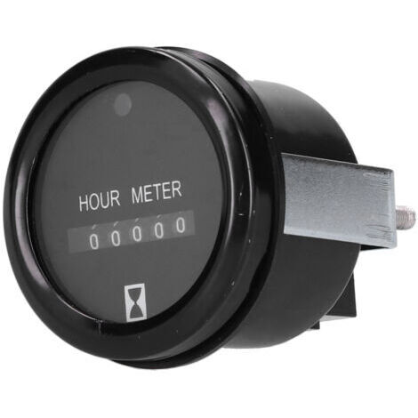 Compteur horaire à Quartz AC/DC 12-36V, minuterie mécanique professionnelle étanche avec voyant lumineux