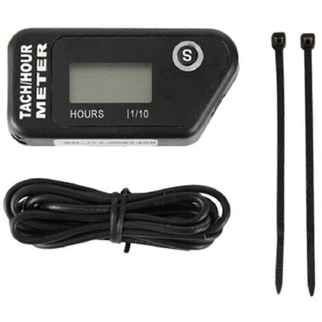 Compteur horaire de vitesse pour moto, affichage numérique LCD inductif, cumul des heures
