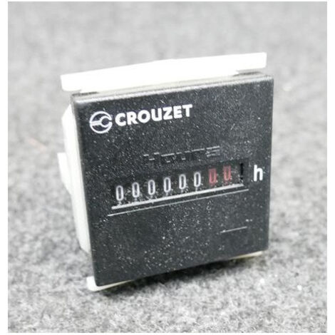 Compteur horaire électromécanique 48x48 24Vdc CROUZET