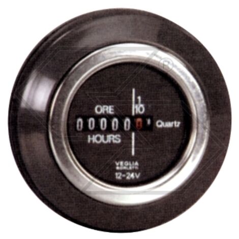 Compteur horaire électronique 12-24 VOLT type extra avec amortisseur de vibrations NEWGARDENSTORE