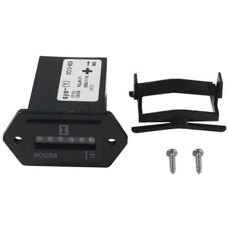 Compteur horaire mécanique 10-80V pour moteur, générateur, bateau, motocross