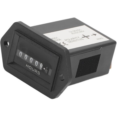 Compteur horaire mécanique, compteur horaire à Quartz de haute précision pour générateur de Production industrielle véhicule de Construction 12-36VDC