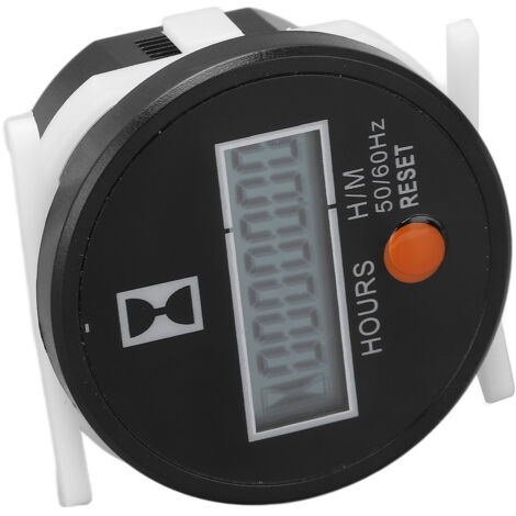 Compteur horaire mécanique haute précision 24‑240V avec remise à zéro manuelle